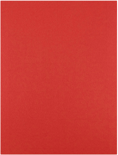 Bright Red Business Cards - 100 Pack