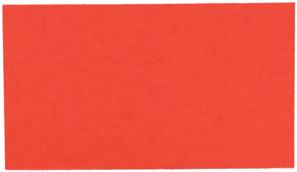 Bright Red Business Cards - 100 Pack