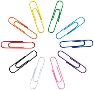 Assorted Jumbo 2 Inch Paper Clips - 10 Packs of 75