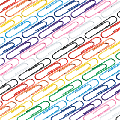 Assorted Jumbo 2 Inch Paper Clips - 10 Packs of 75