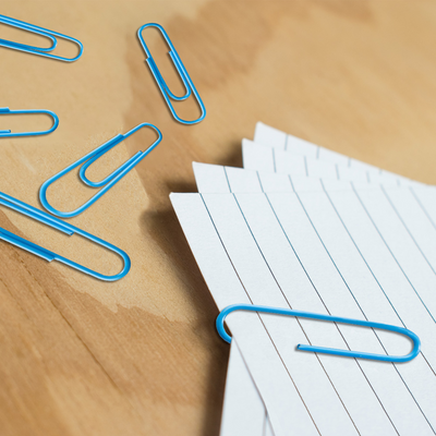 Baby Blue Jumbo Paper Clips - 75 Pack