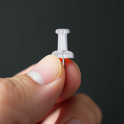 Clear Pushpins - 100 Pack