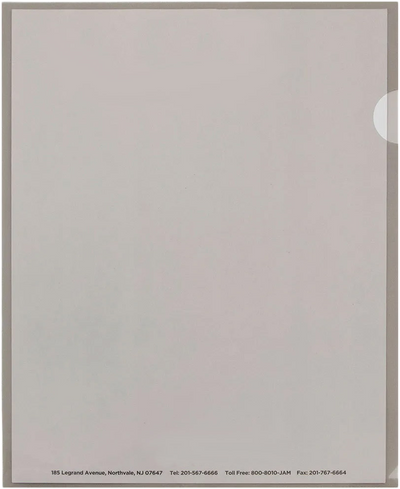 Smoke Gray 9 x 11 1/2 Plastic Sleeves