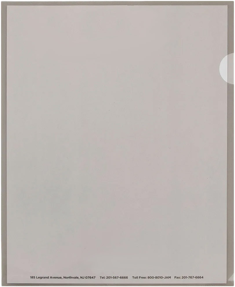 Smoke Gray 9 x 11 1/2 Plastic Sleeves