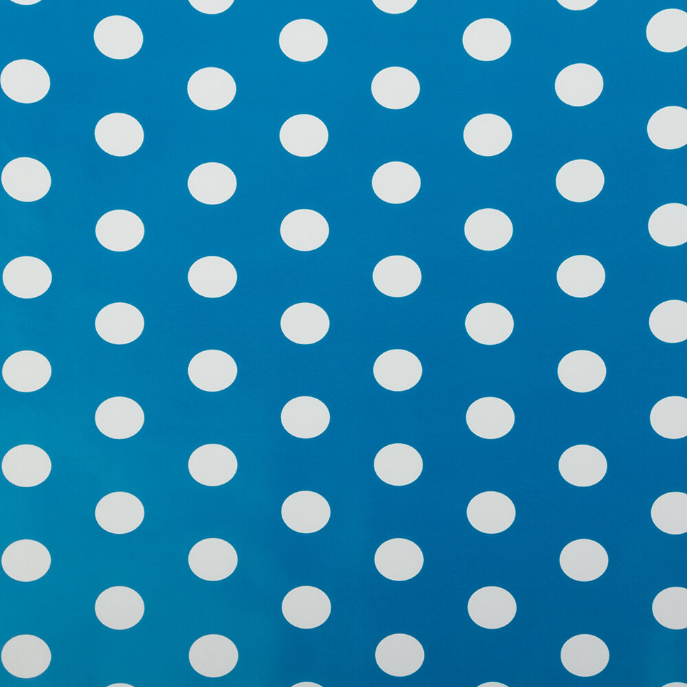 Blue with White Dots Wrapping Paper (25 Sq Ft)