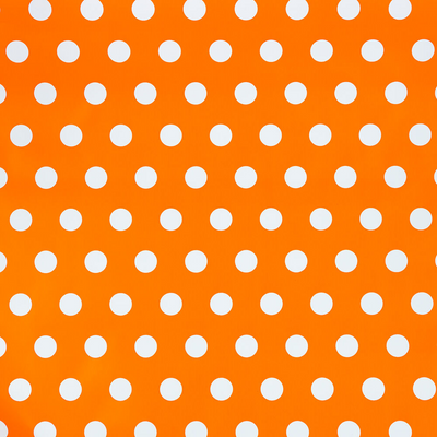 Orange with White Dots Wrapping Paper (25 Sq Ft)