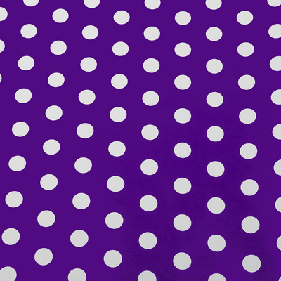 Purple with White Dots Wrapping Paper (25 Sq Ft)
