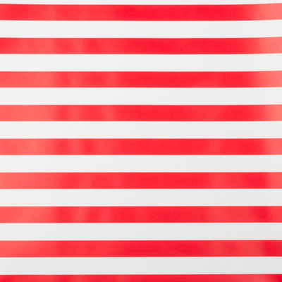Red and White Stripe Wrapping Paper (25 Sq Ft)