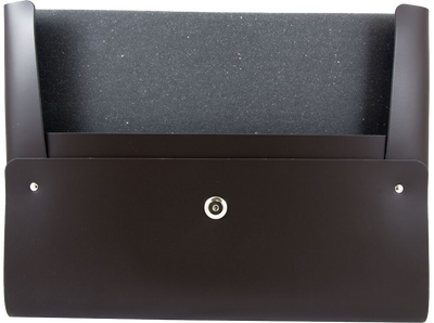 Dark Brown 10 x 13 Leather Portfolios with Snap