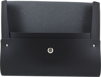 Black 14 x 11 Leather Portfolios with Snap