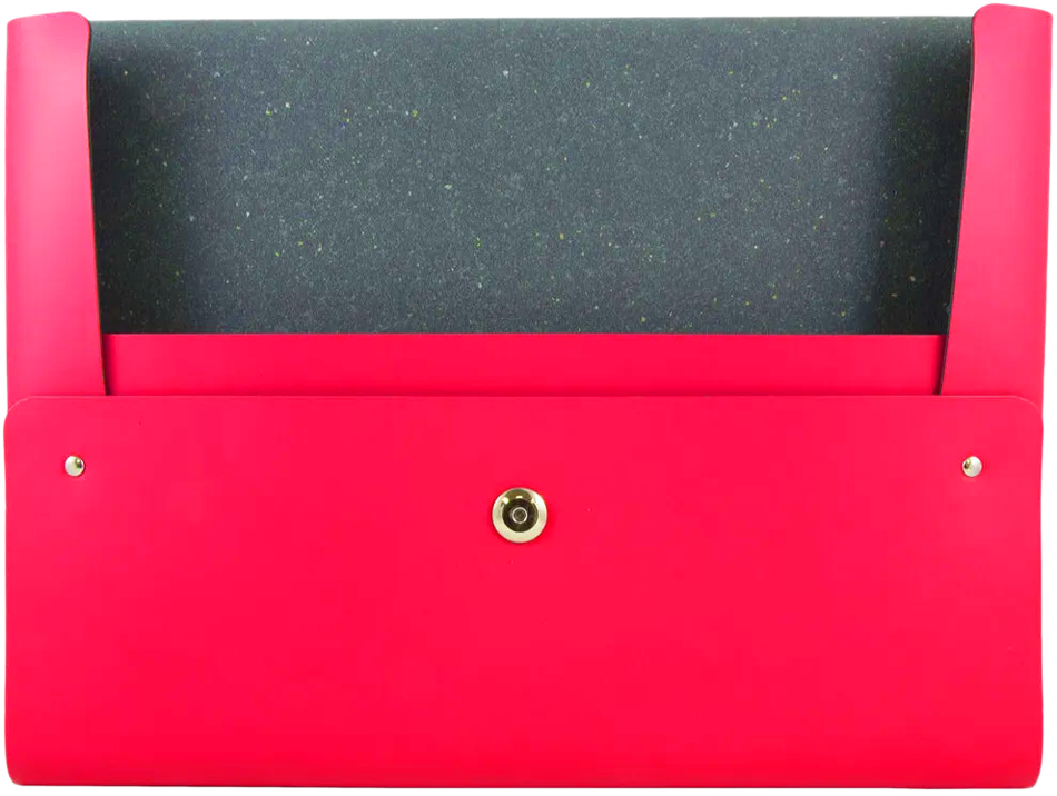 Fuchsia 10 x 13 Leather Portfolios with Snap