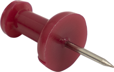 Burgundy Pushpins - 100 Pack