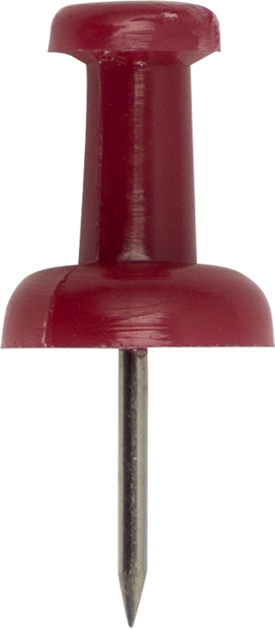 Burgundy Pushpins - 100 Pack