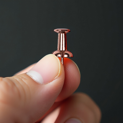 Rose Gold Pushpins - 100 Pack