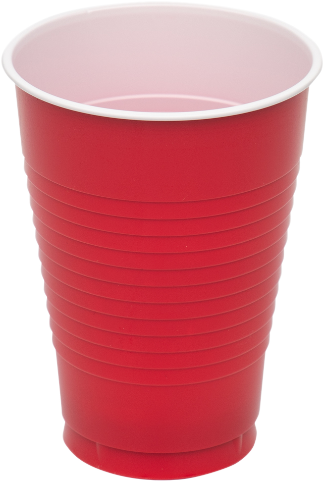 Red 12oz Plastic Cups - 20 Pack