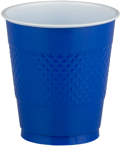 Blue 12oz Plastic Cups - 20 Pack