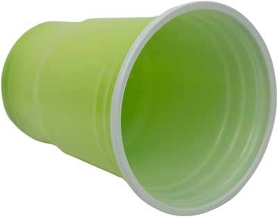 Lime Green 12oz Plastic Cups - 20 Pack