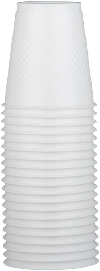 White 12oz Plastic Cups - 20 Pack