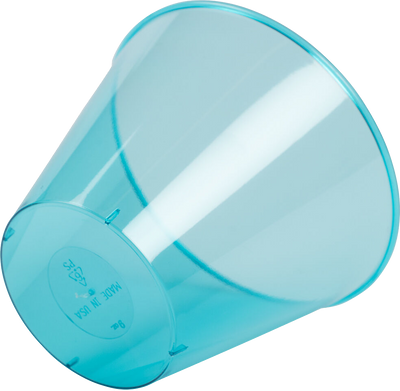 Bright Blue 9oz Plastic Tumblers - 72 Pack