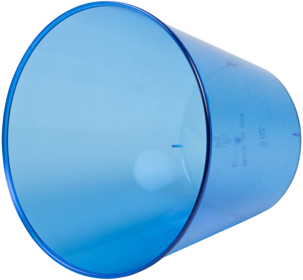 Royal Blue 9oz Plastic Tumblers - 72 Pack