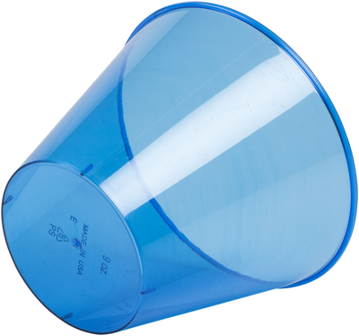 Royal Blue 9oz Plastic Tumblers - 72 Pack