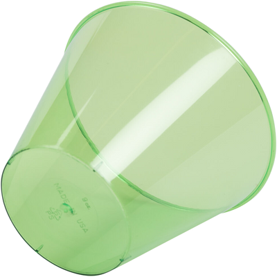 Lime Green 9oz Plastic Tumblers - 72 Pack