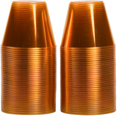 Orange 9oz Plastic Tumblers - 72 Pack