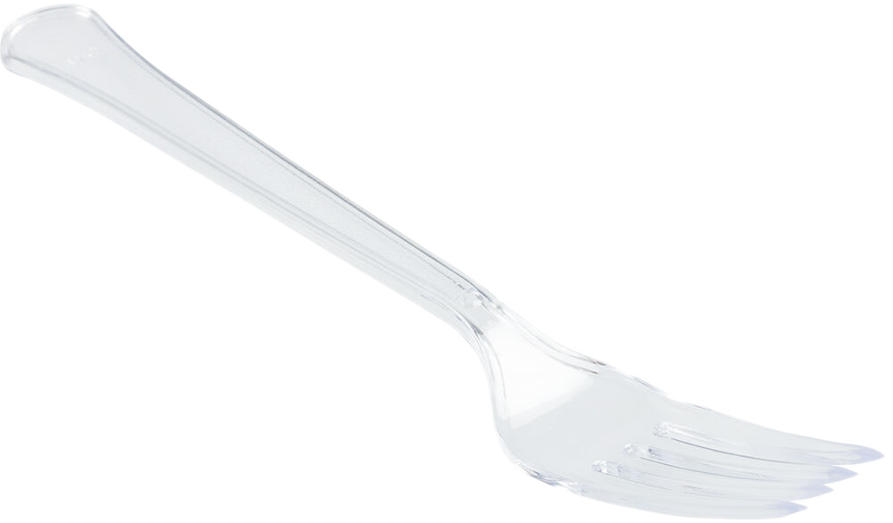 Crystal Clear Plastic Forks - 20 Pack