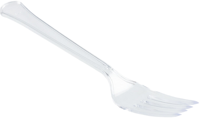 Crystal Clear Plastic Forks - 20 Pack