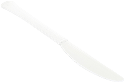 Clear Plastic Knives - 20 Pack