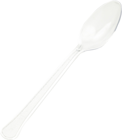 Clear Plastic Spoons - 20 Pack