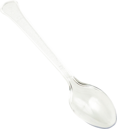 Clear Plastic Spoons - 20 Pack