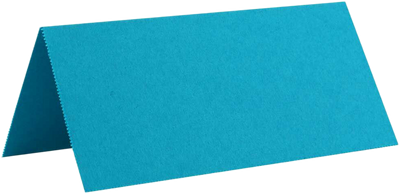 Sea Blue 3 3/4 x 1 3/4 Printable Place Cards