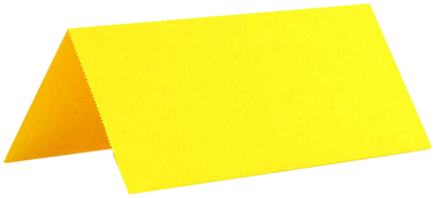 Bright Yellow 3 3/4 x 1 3/4 Printable Place Cards