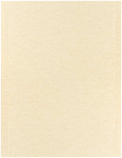 Natural Parchment 3 3/4 x 1 3/4 Printable Place Cards