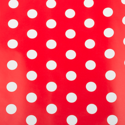 Red with White Dots Wrapping Paper (25 Sq Ft)