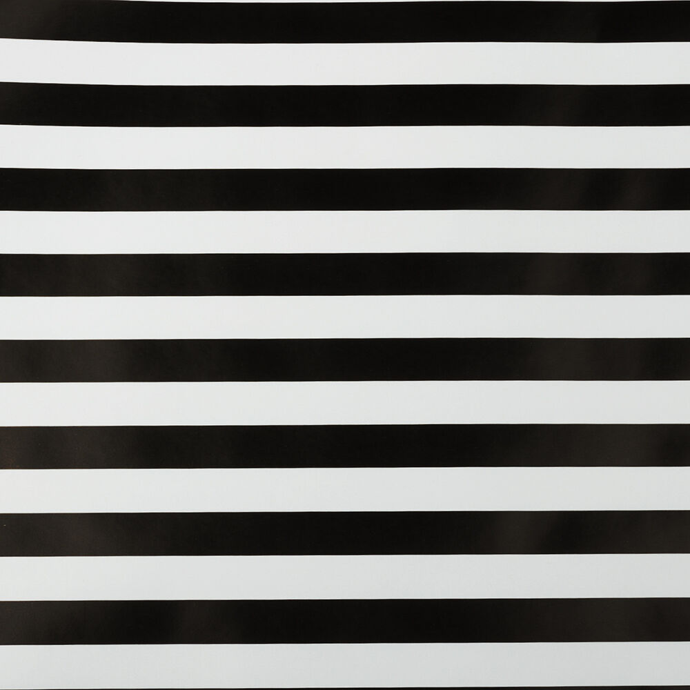 Black and White Stripe Wrapping Paper (25 Sq Ft)