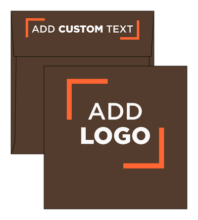 Chocolate Brown 32lb 6 1/2 x 6 1/2 Square Envelopes