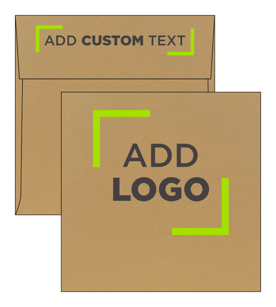 Tan 28lb 6 1/2 x 6 1/2 Square Envelopes