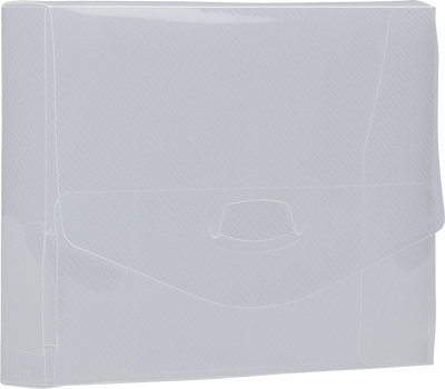 Clear Grid 4 1/2 x 6 1/8 x 7/8 Plastic Photo Portfolios