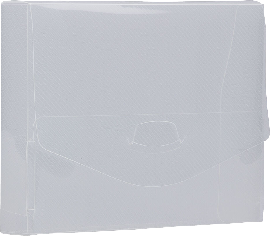 Clear Grid 4 1/2 x 6 1/8 x 7/8 Plastic Photo Portfolios