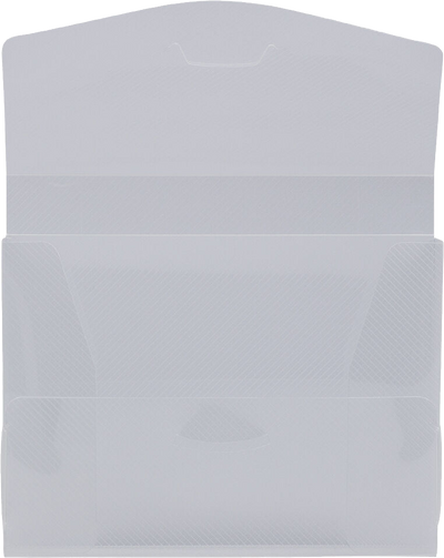 Clear Grid 4 1/2 x 6 1/8 x 7/8 Plastic Photo Portfolios