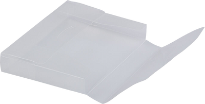 Clear Grid 4 1/2 x 6 1/8 x 7/8 Plastic Photo Portfolios