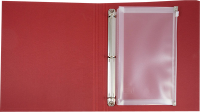 Clear 6 x 9 Booklet 3 Hole Punch Plastic Envelopes with Zip Closure