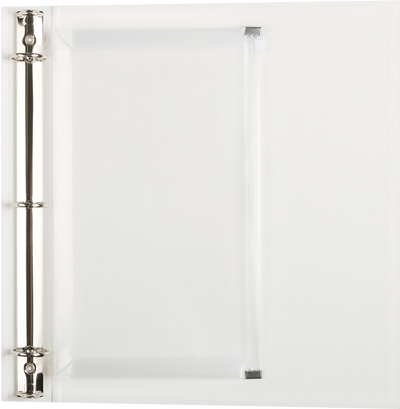 Clear 6 x 9 Booklet 3 Hole Punch Plastic Envelopes with Zip Closure