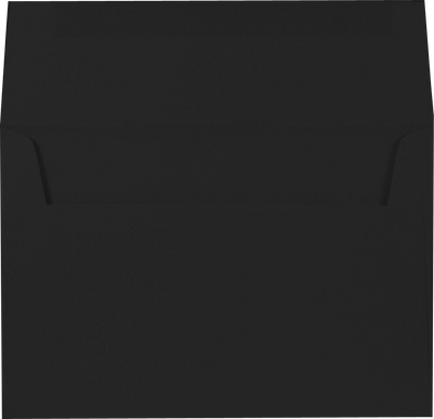 Smooth Midnight Black 32lb A8 Invitation Envelopes (5 1/2 x 8 1/8)