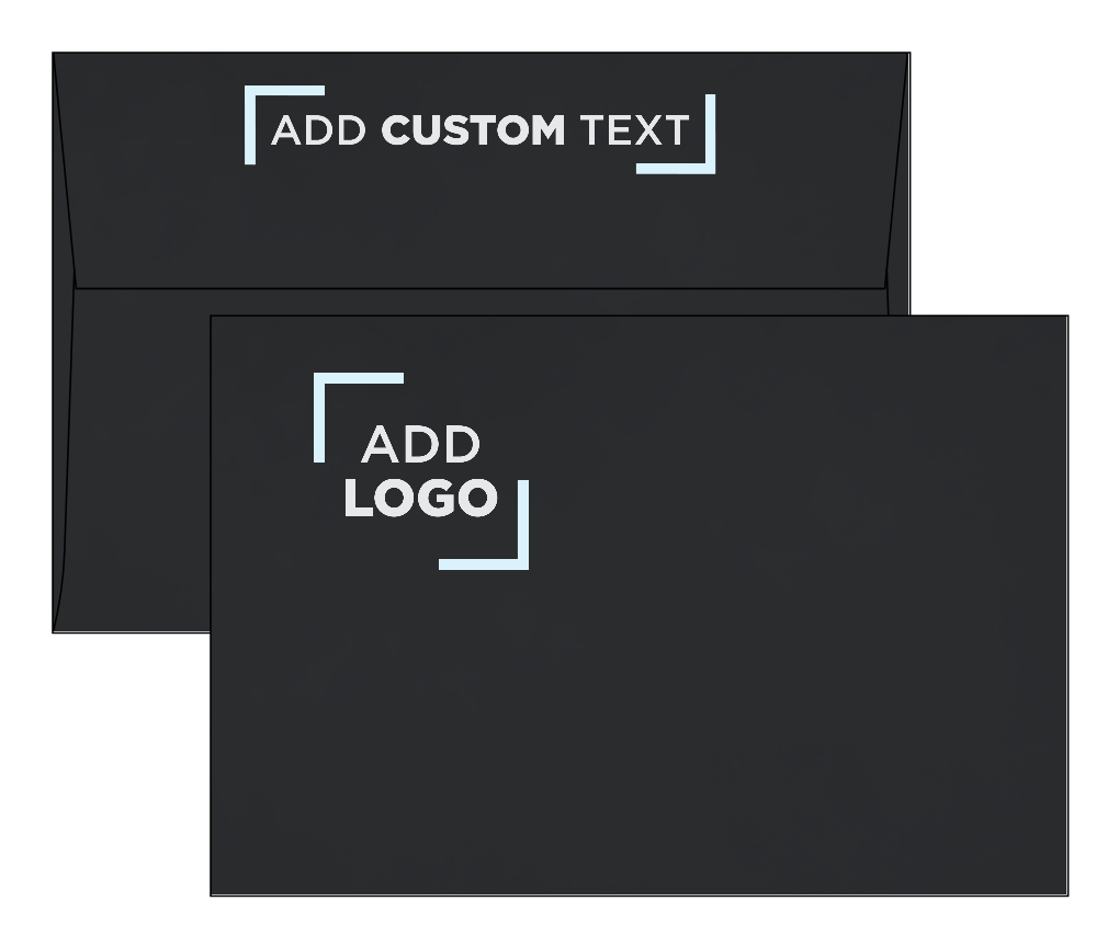 Smooth Midnight Black 32lb A8 Invitation Envelopes (5 1/2 x 8 1/8)