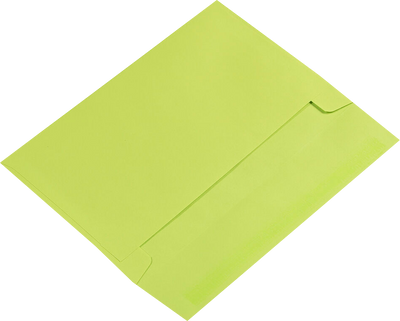 Ultra Lime Green 24lb A9 Invitation Envelopes (5 3/4 x 8 3/4) with Peel & Seal