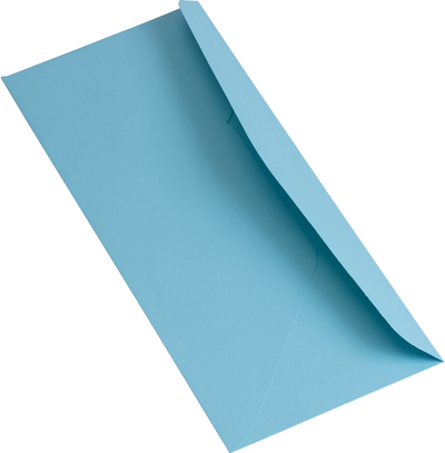 Light Blue Pastel 24lb #9 Regular Envelopes (3 7/8 x 8 7/8)