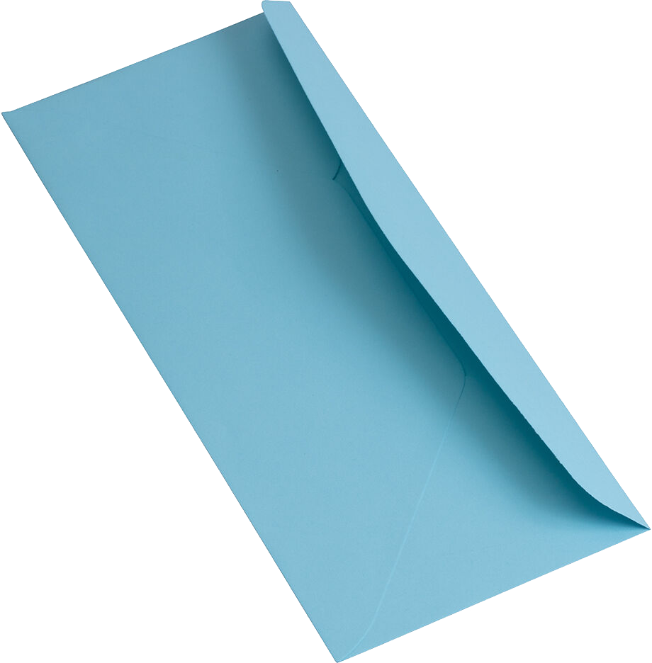 Light Blue Pastel 24lb #9 Regular Envelopes (3 7/8 x 8 7/8)